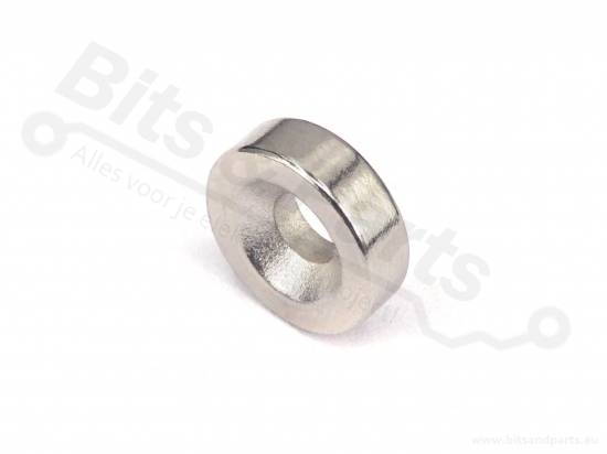 Magneet neodymium rond 12mm x 4mm met gat (K800)